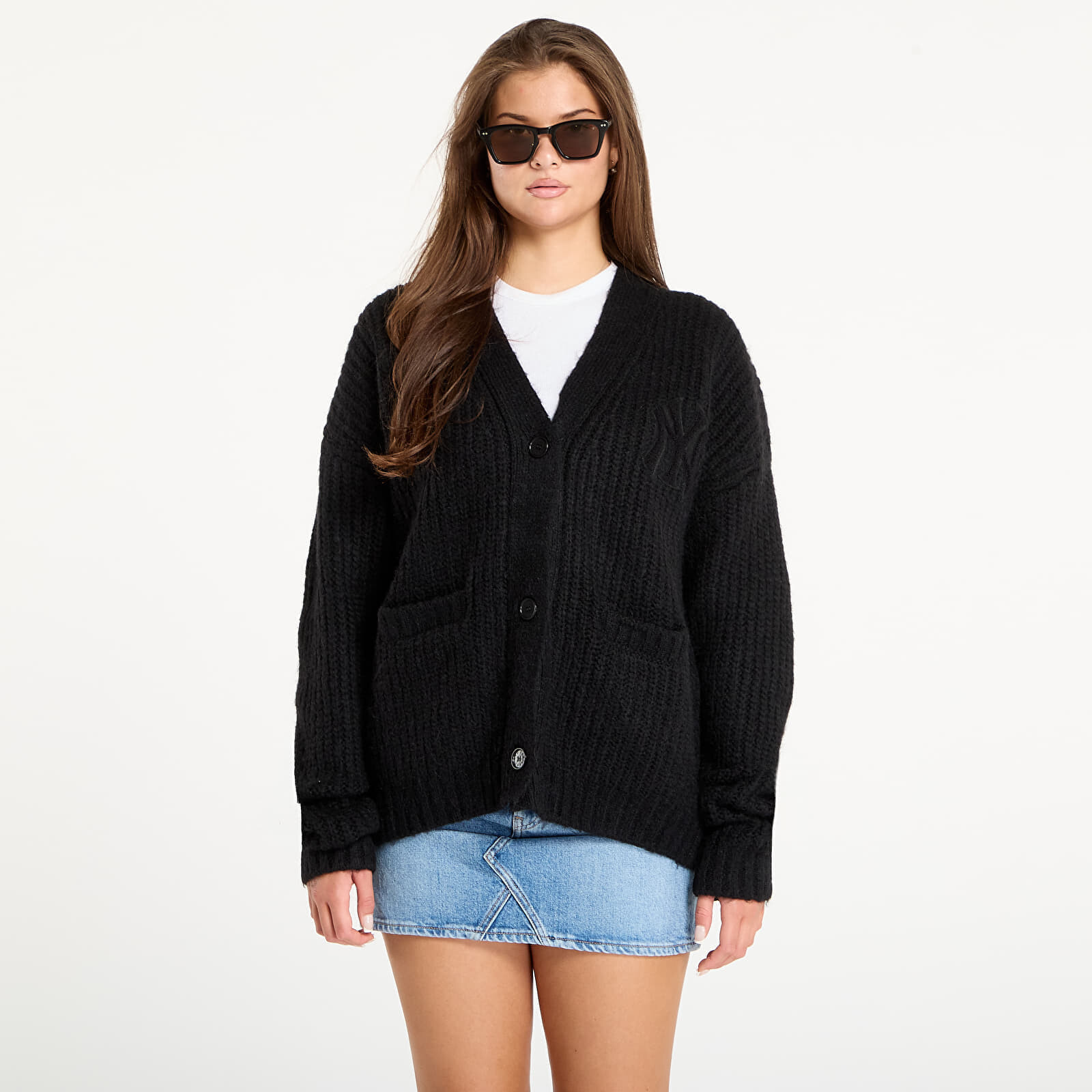 New Era MLB Knit Cardigan New York Yankees Black L