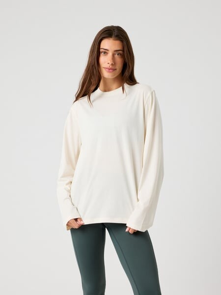 Björn Borg Studio Oversized Longsleeve T-shirt White, L