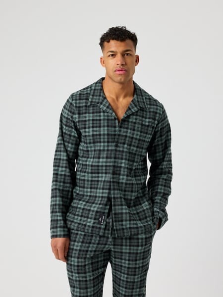 Björn Borg Core Flannel Pyjama Shirt Black, L