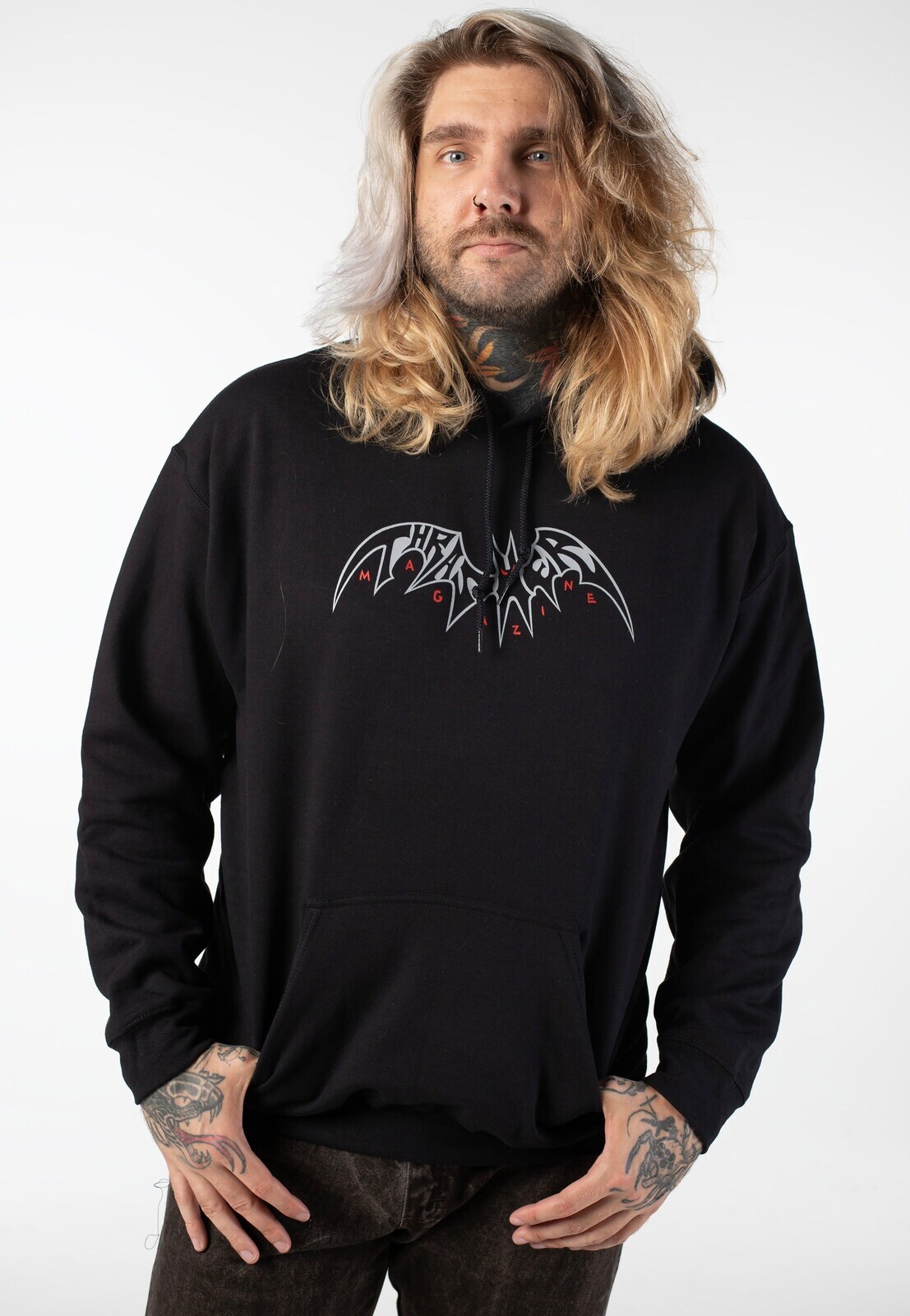Thrasher - Sky Rat By Neckface - Hoodie - black - L - 50% Cotton, 50% Polyester,Sweat