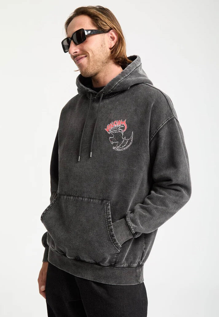 Volcom - Nightwasher PO Light Acid Black - Hoodie - grey - L - Sweat