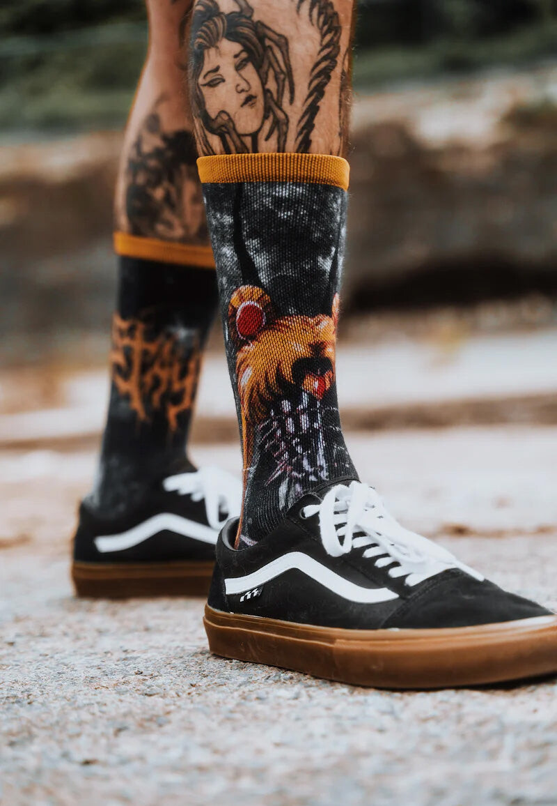 Stay Cold Apparel - Moon Maiden - Socks - black - Onesize - 65% Cotton, 30% Polyamide, 5% Elastane