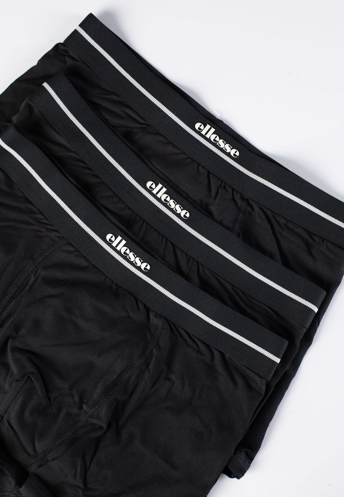 Ellesse - Ambria Pack Of 3 Black - Boxershorts - black - L - 95% Cotton, 5% Elastane,Cotton
