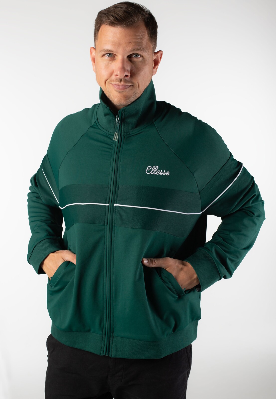 Ellesse - Carey Dark Green - Track Jacket