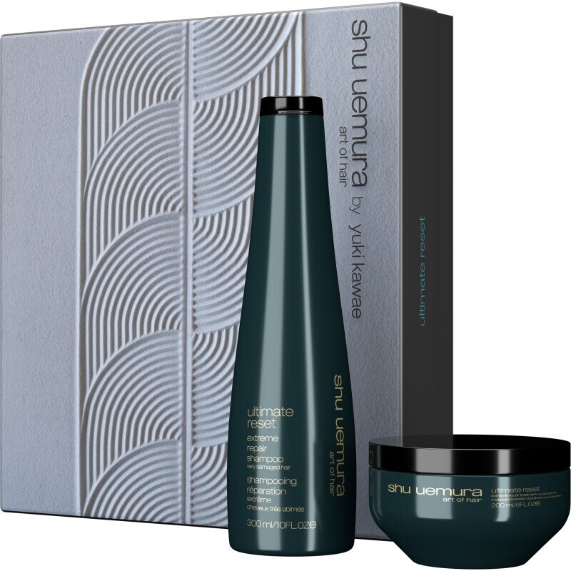 Shu Uemura Ultimate Reset gift set for bleached, coloured and chemically treated hair