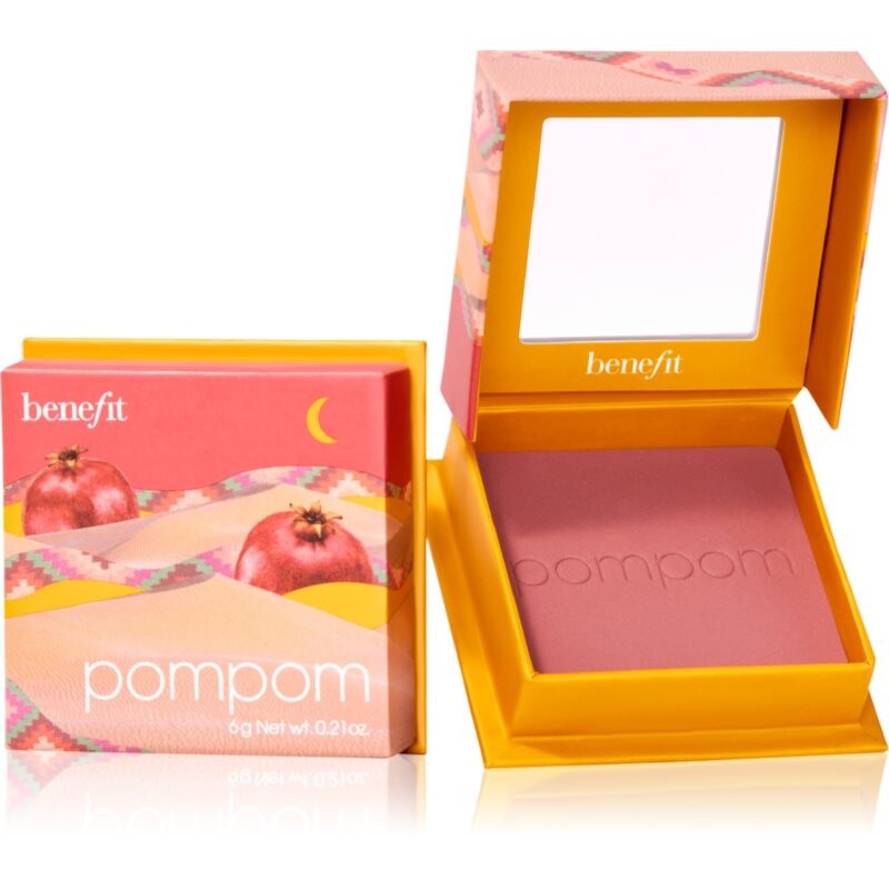 Benefit PomPom WANDERful World powder blusher shade Pomegranate rose 6 g