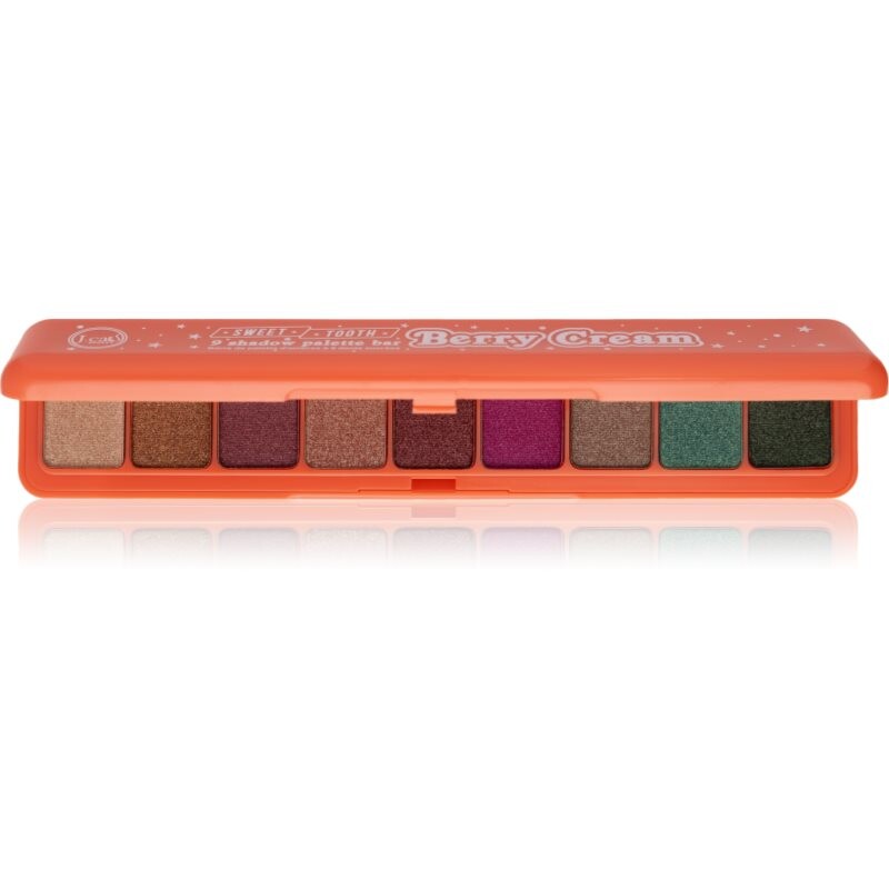 J.Cat Beauty Sweet Tooth eyeshadow palette shade 101 Berry cream 7.2 g