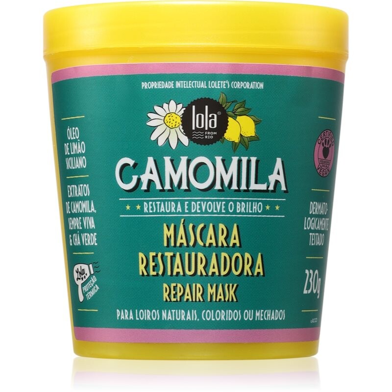 Lola Cosmetics Camomila regenerating mask with chamomile 230 g