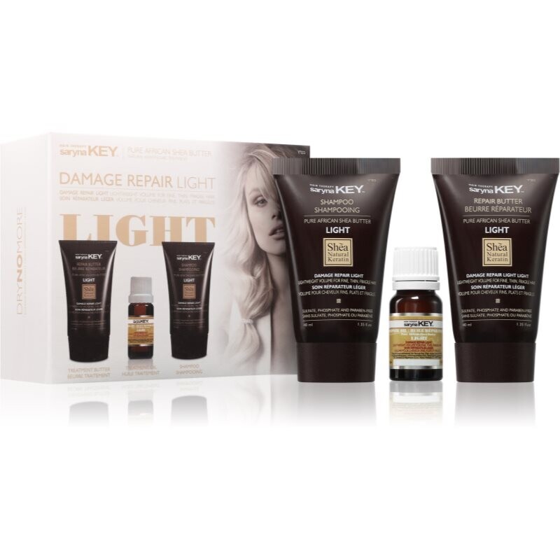 Saryna Key Damage Repair Light Travel Set travel set for hair