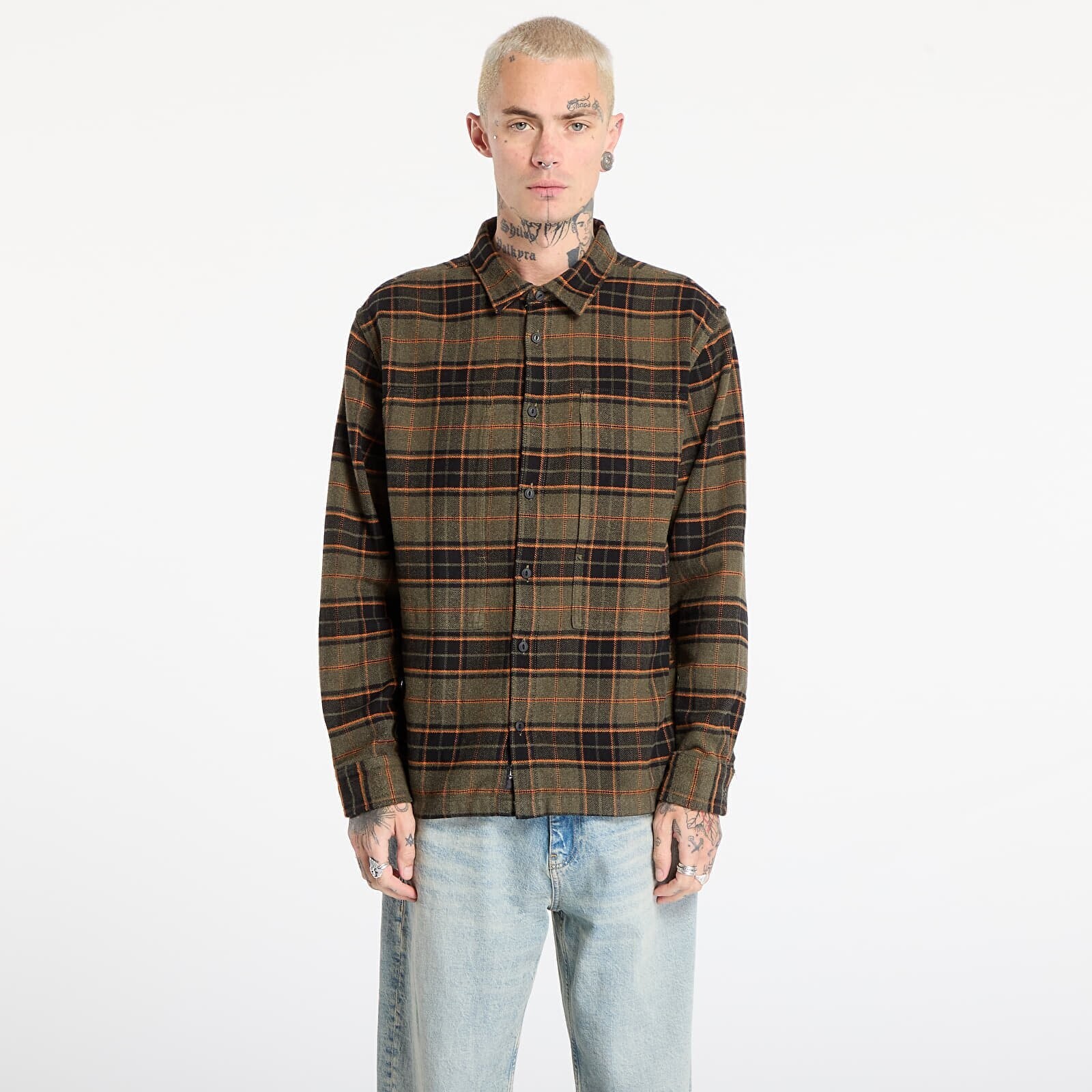 Shirt Vans LX Flannel LS Woven Shirt Grape Leaf/ Pari XL