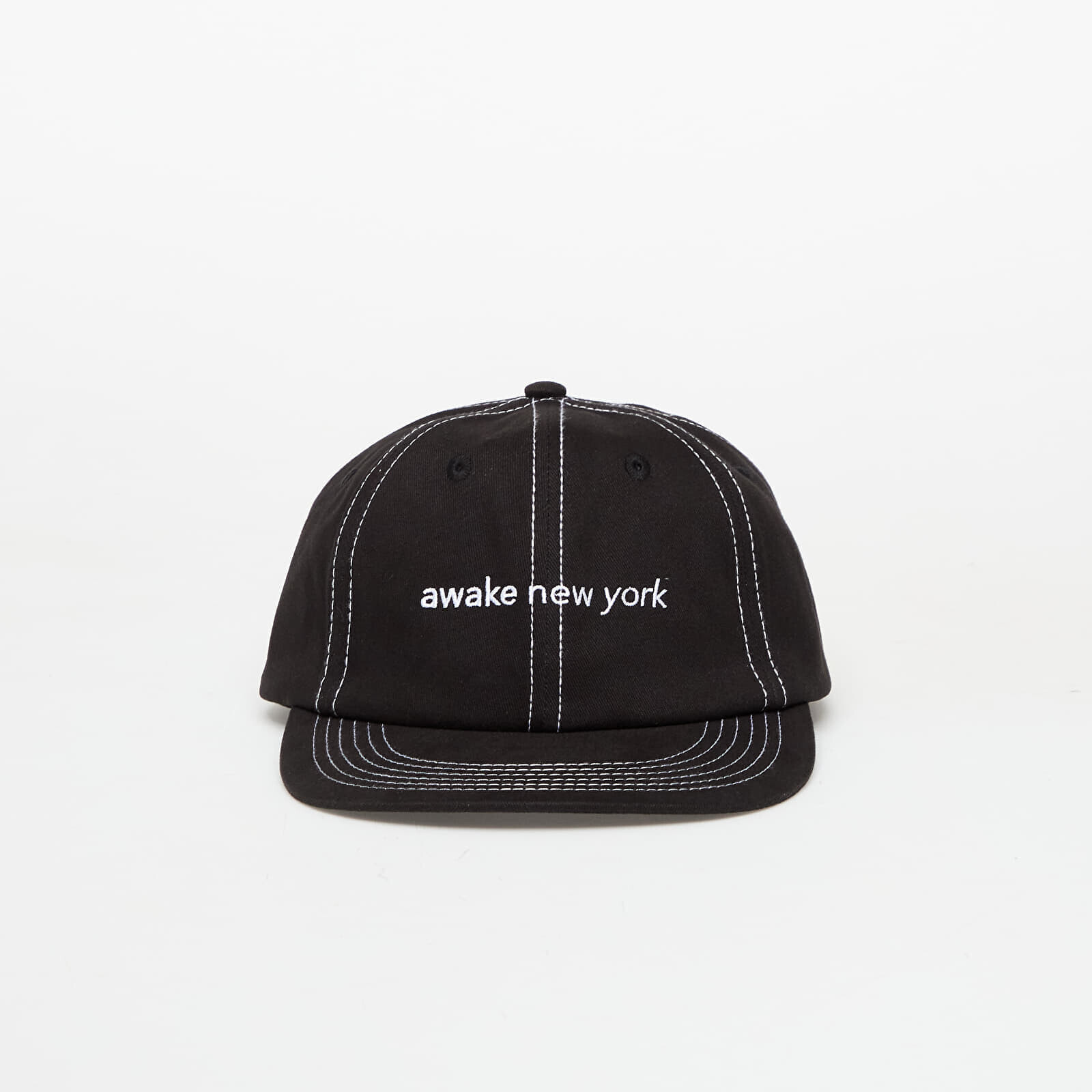 Cap Awake NY Awake Ny Contrast Stitch 6 Panel Hat Black Universal