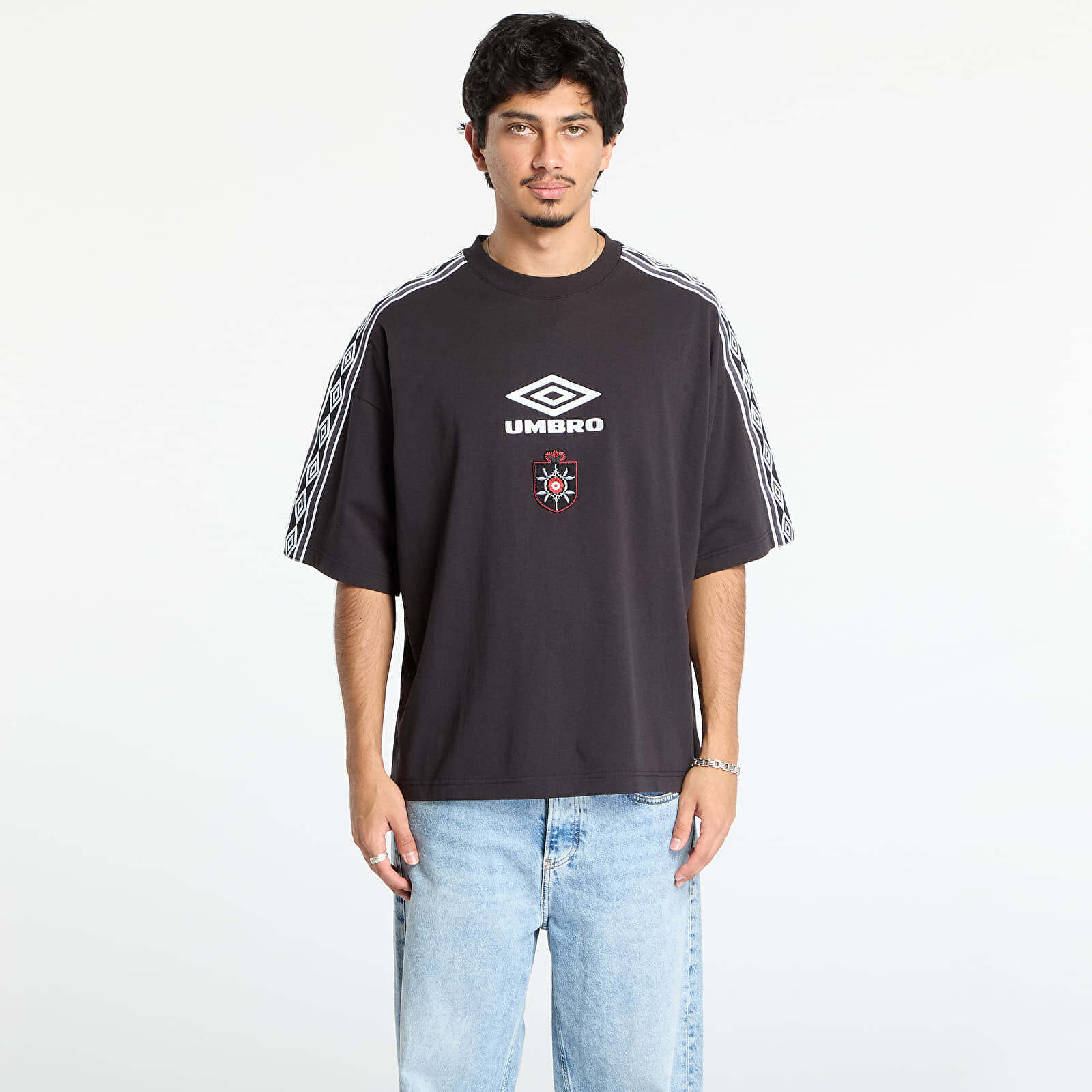 T-shirt Umbro Og Tape T-Shirt Washed Black S