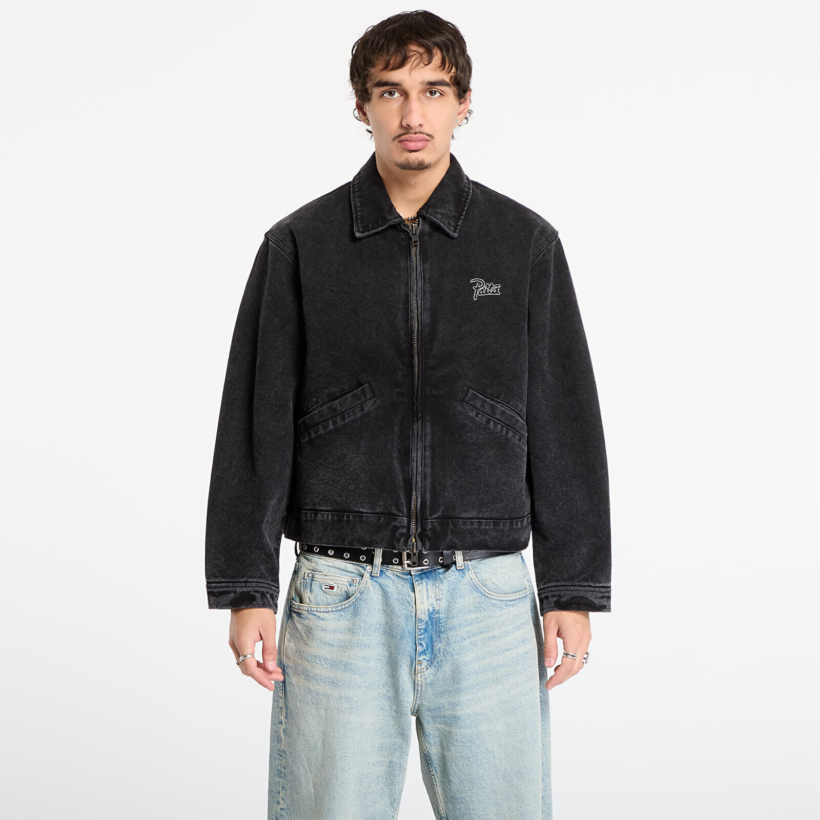 Jacket Patta Washed Canvas Jacket UNISEX Black XS