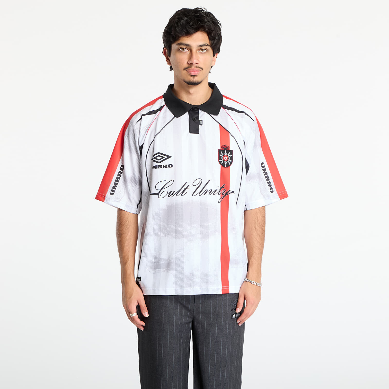 T-shirt Umbro 01 03 Polo White/ Red XL