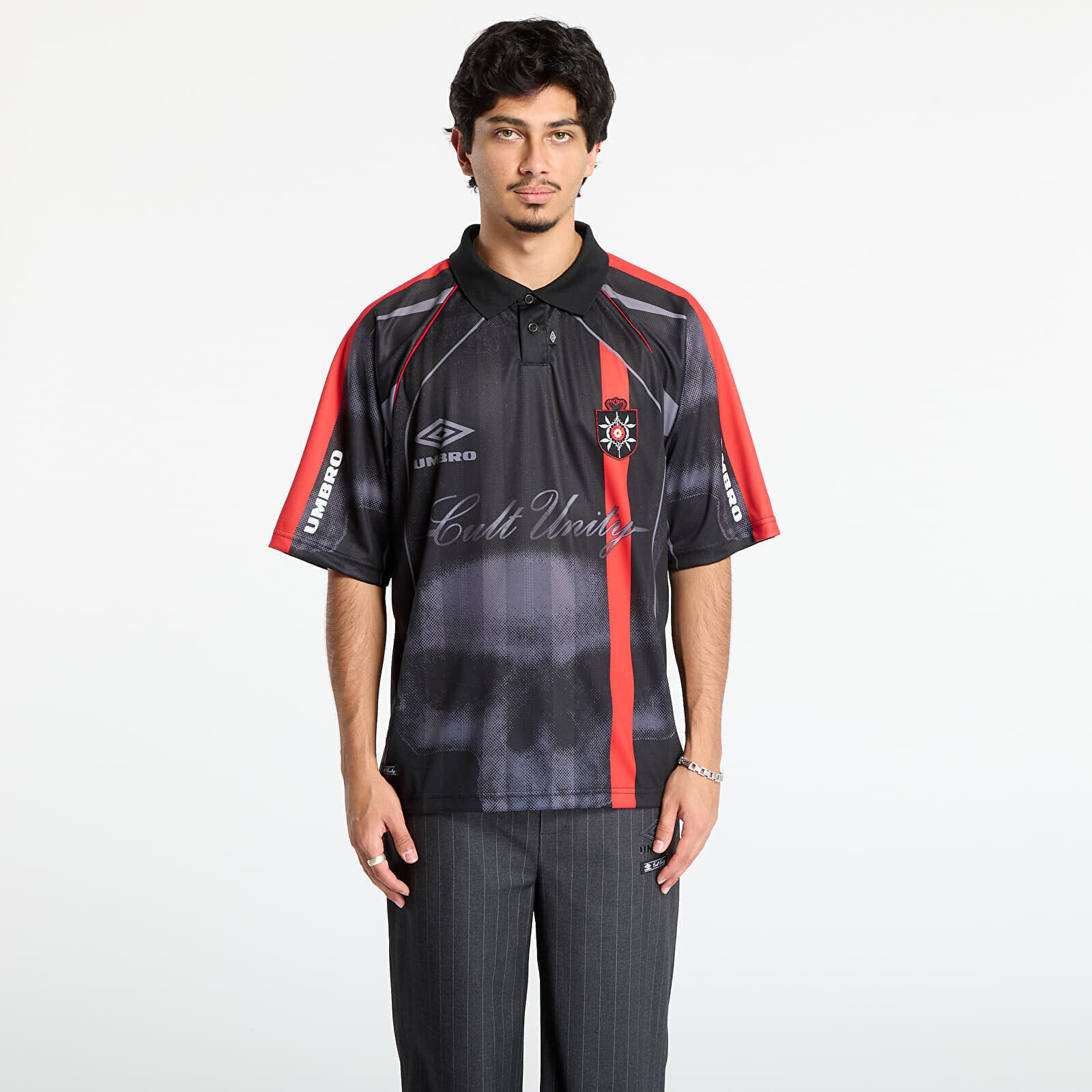 T-shirt Umbro 01 03 Polo Black/ Red S