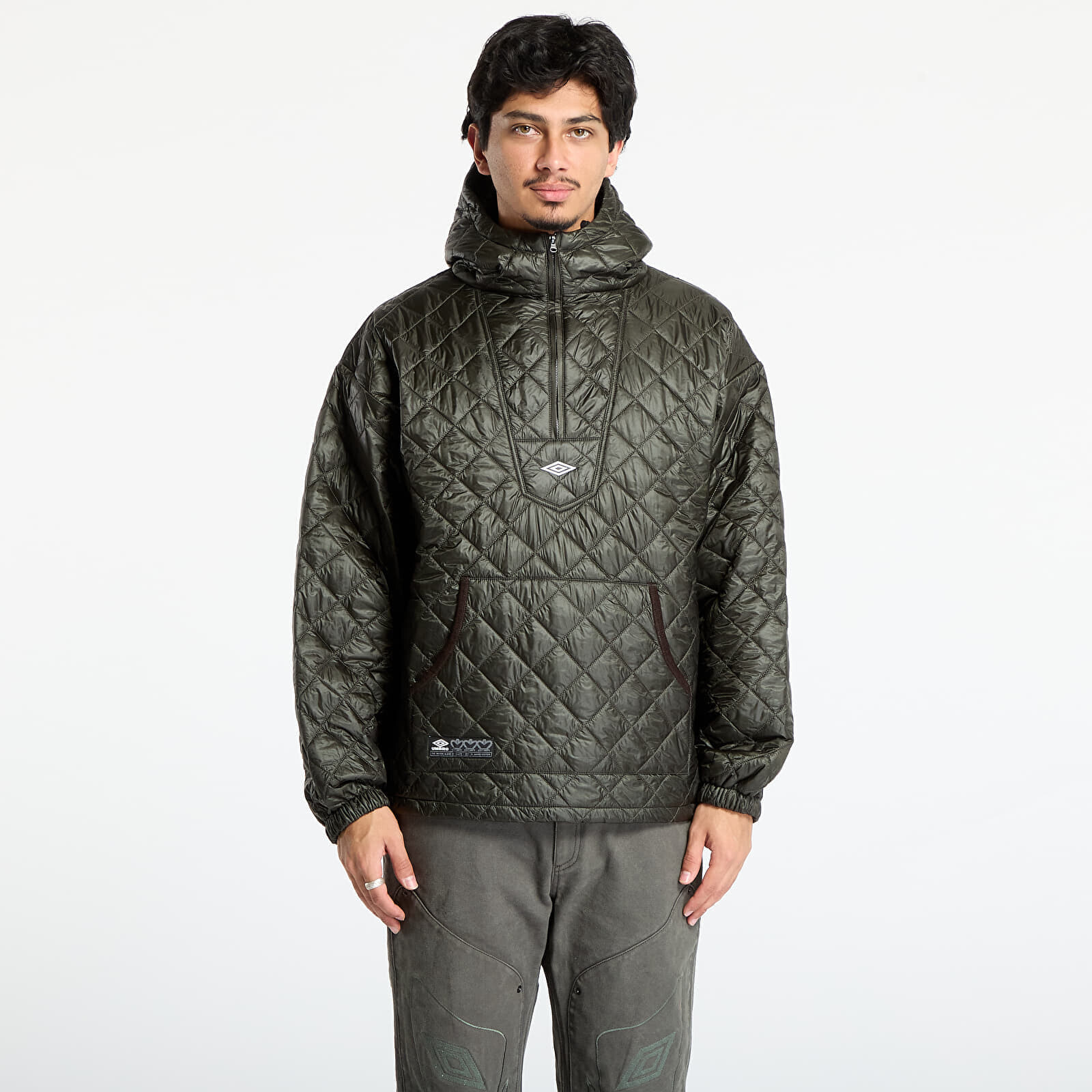 Jacket Umbro Masked Diamond Anorak Dark Olive M