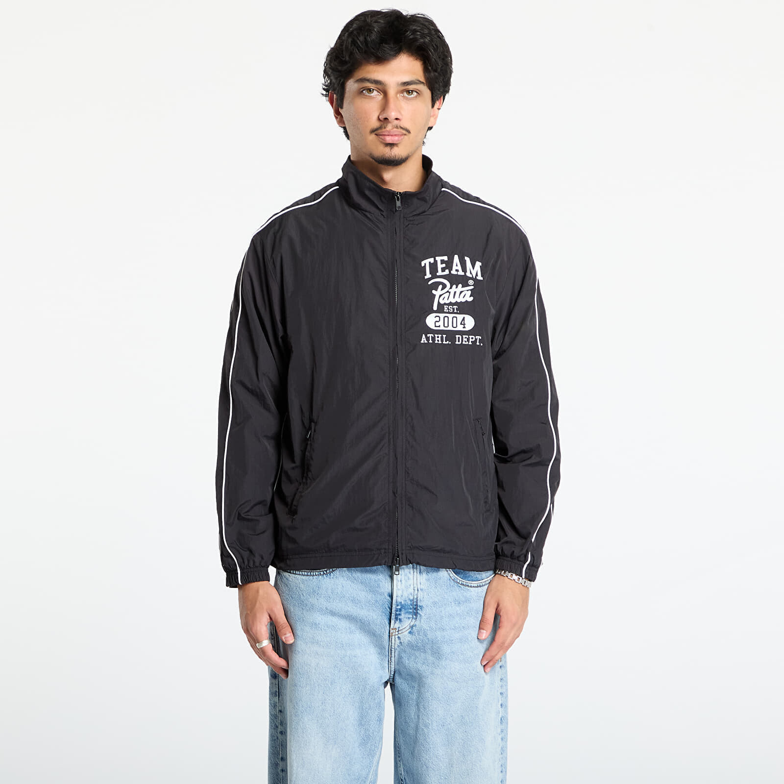 Jacket Patta Athletic Nylon Track Jacket UNISEX Black XL