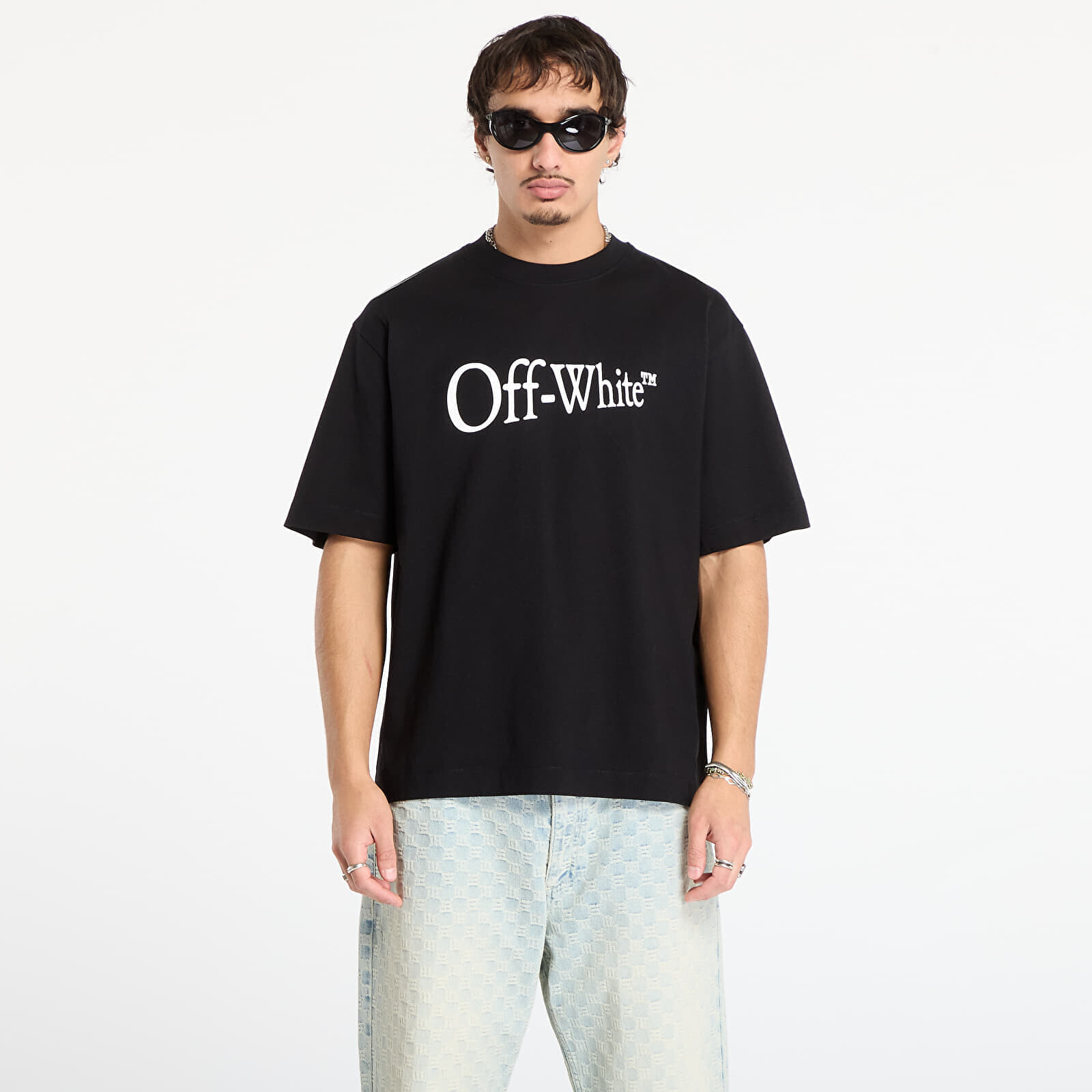 T-shirt Off-White Run Arrow Skate S/S Tee Black/ White L