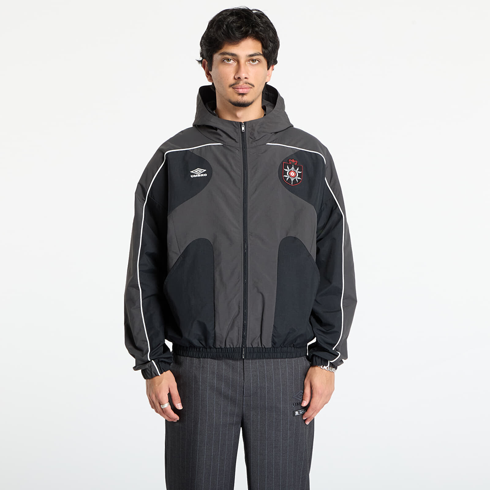 Jacket Umbro Rose Crest Masked Tracksuit Black/ Dark Gray L