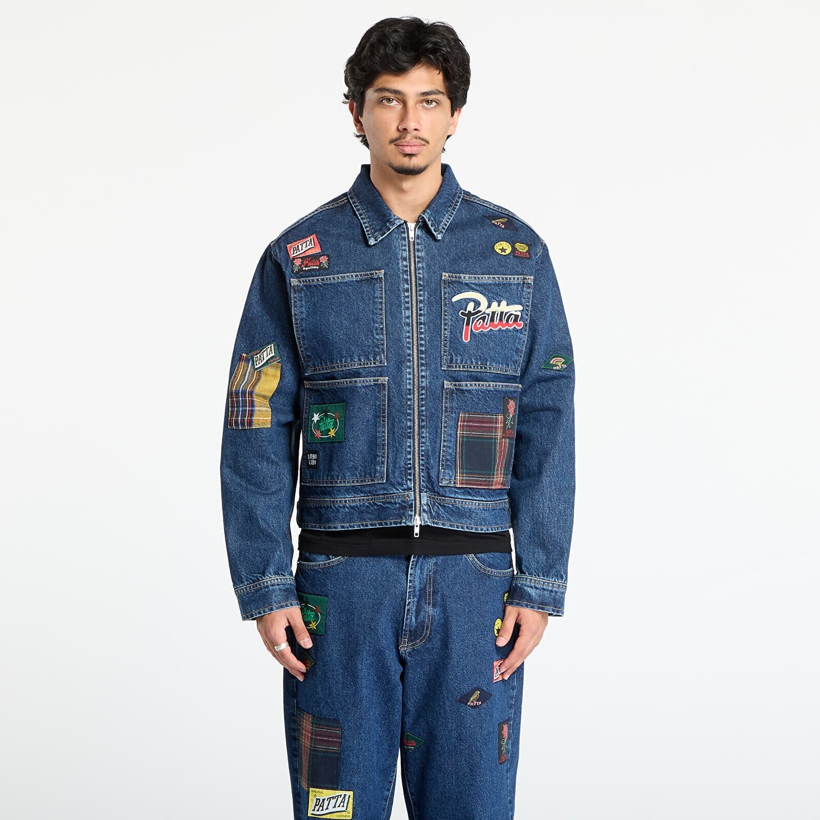 Jacket Patta Whole Lotta Labels Denim Jacket UNISEX Blue Denim XL
