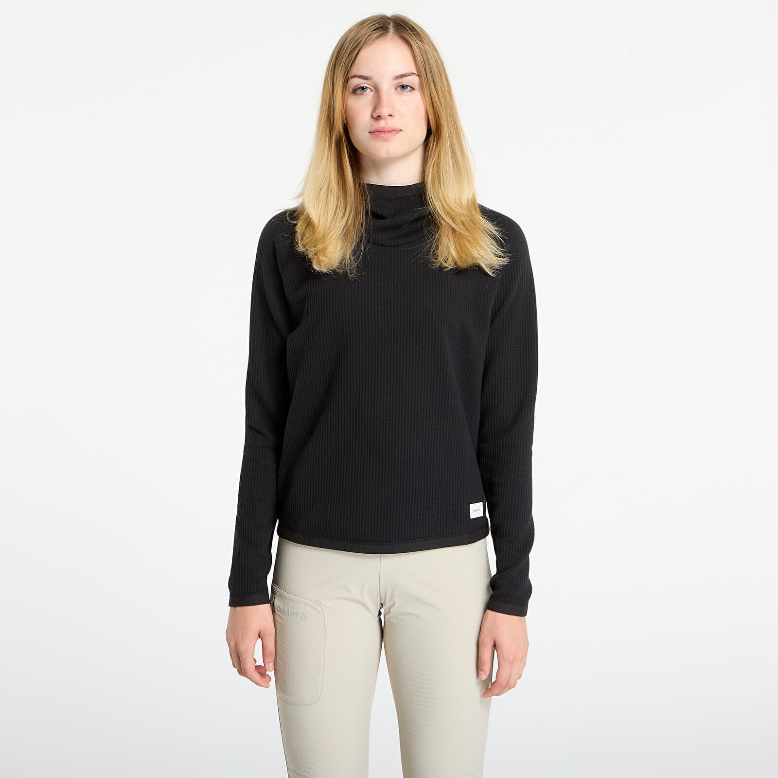 T-shirt Craft Grid Hood Black S