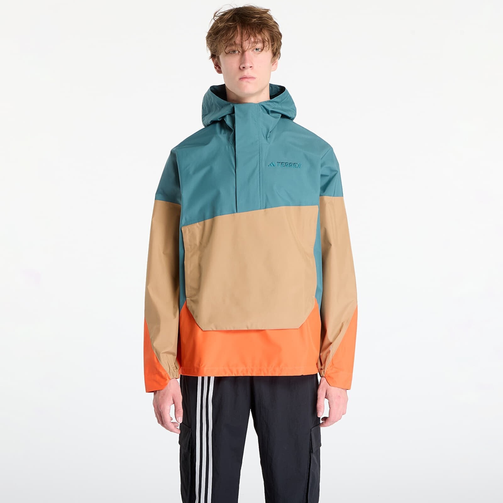 Jacket adidas Terrex Xploric 2.5L Climaproof Anorak Preloved Teal L