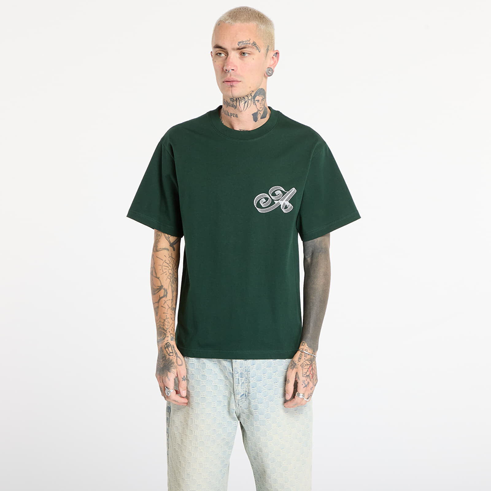 T-shirt Awake NY Script Tee Green L