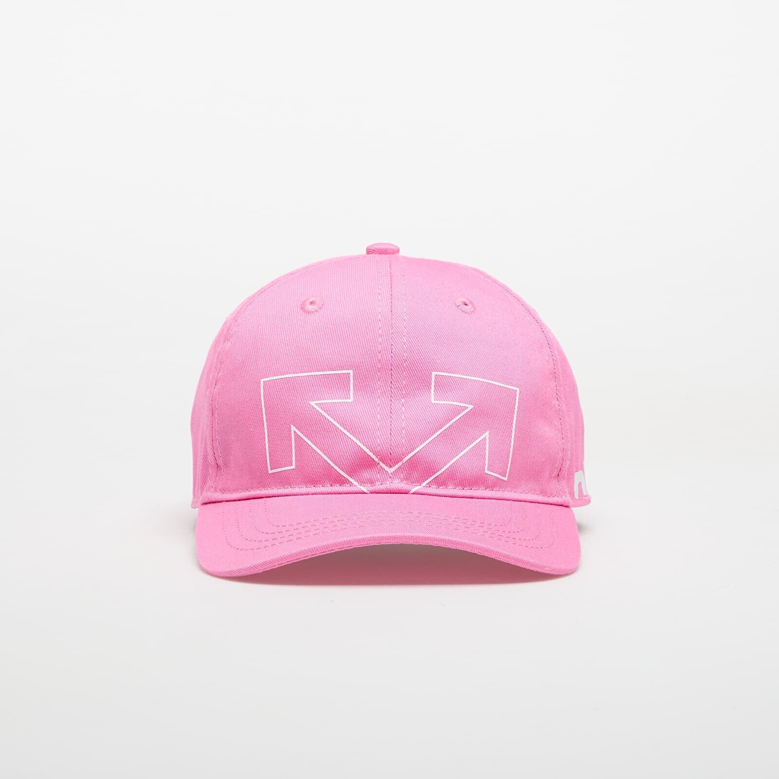 Cap OFF-WHITE KIDS Type Logo Baseball Fuchsia/ White II