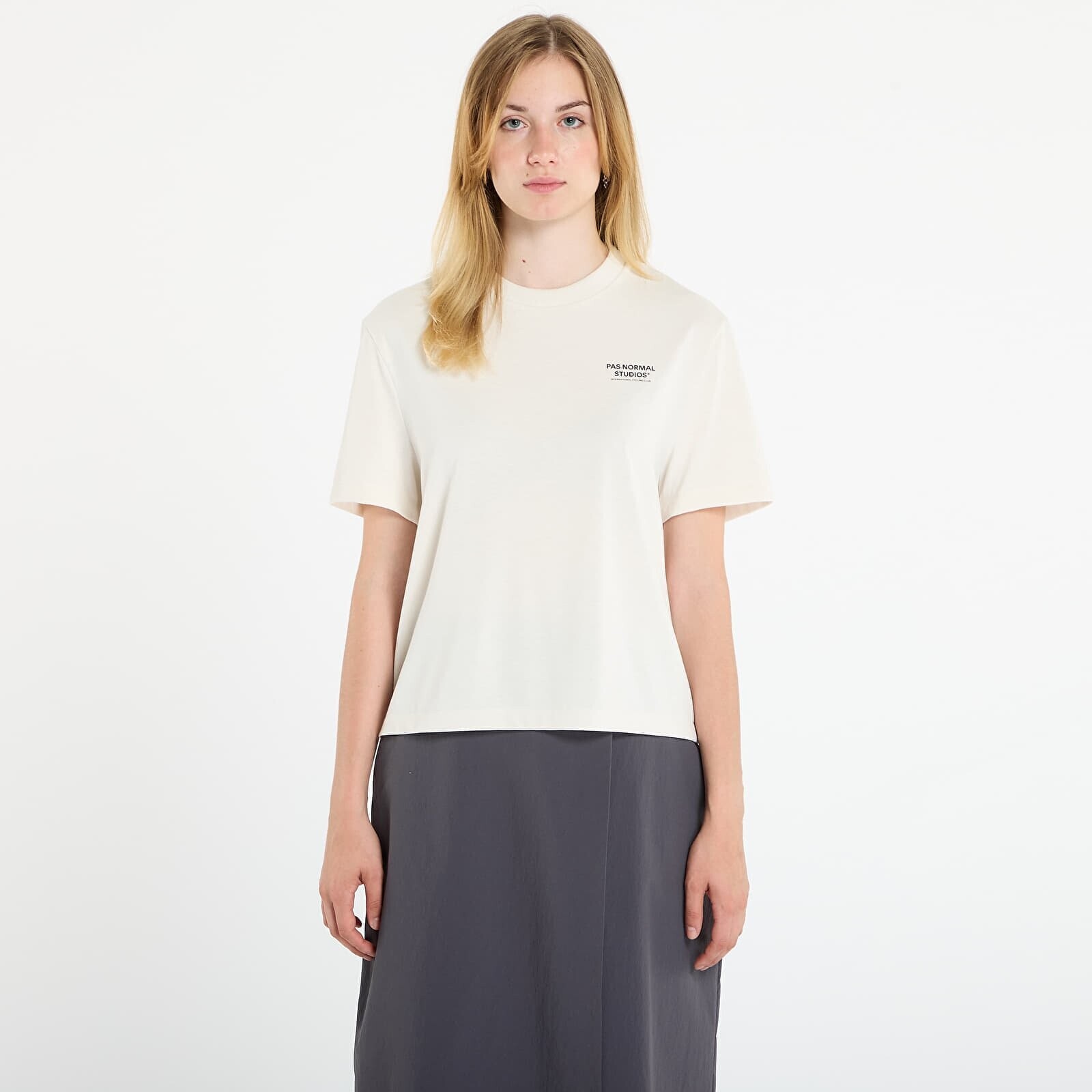 T-shirt Pas Normal Studios Women's Off-Race Lightweight T-shirt Off White XL