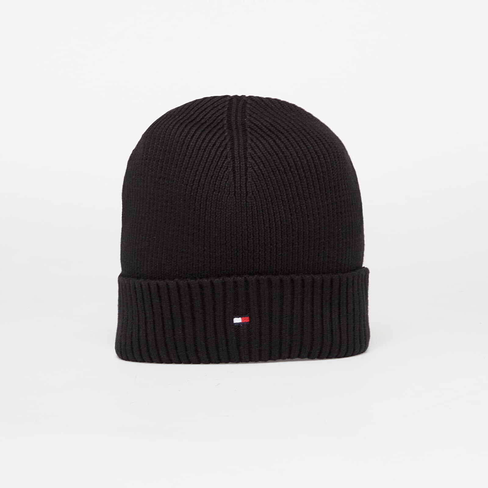 Tommy Hilfiger Flag Pima Cotton Beanie Black Universal