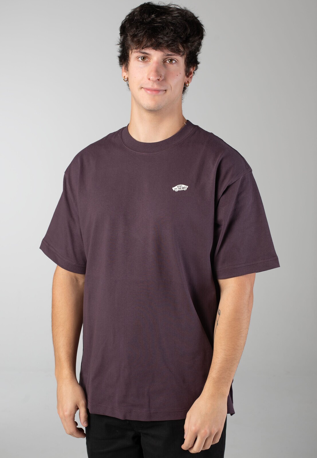 Vans - Style 76 II Loose Dark Port - T-Shirt - burgundy - L - Jersey