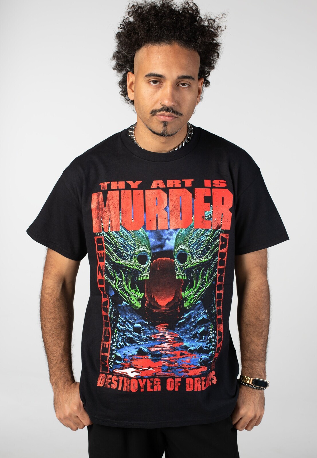 Thy Art Is Murder - Destroyer Of Dreams - T-Shirt - black - L - 100% Cotton,Jersey