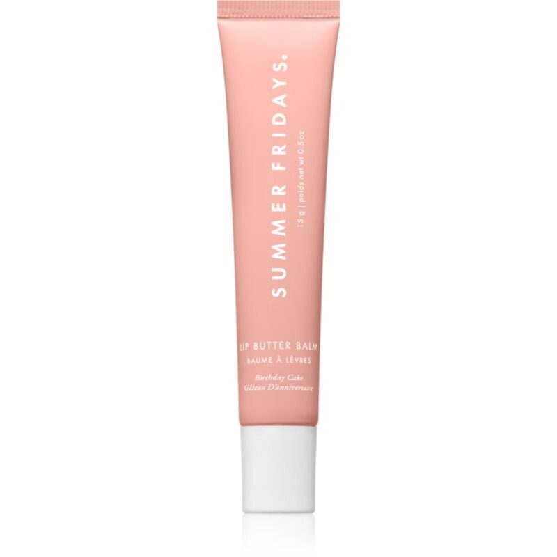 Summer Fridays Lip Butter Balm moisturising lip balm shade Birthday Cake 15 g