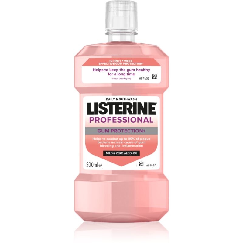 Listerine Professional Gum Protection+ mouthwash for protection of teeth and gums 500 ml