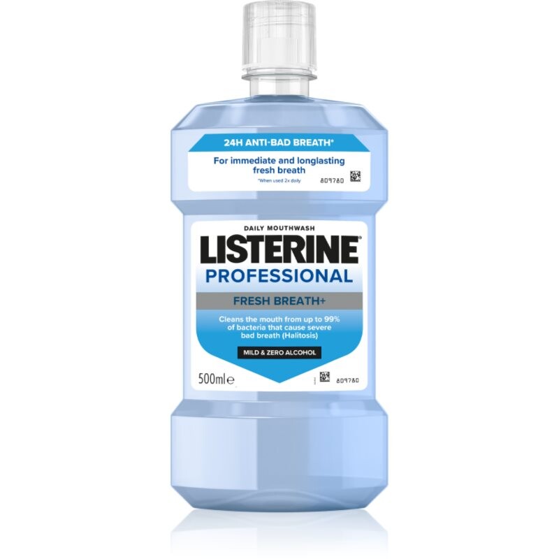 Listerine Professional Fresh Breath+ mouthwash for fresh breath 500 ml