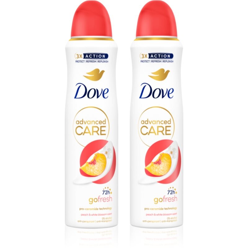 Dove Advanced Care Peach & White Blossom economy pack