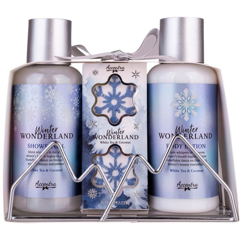 Accentra Winter Wonderland gift set for the bath