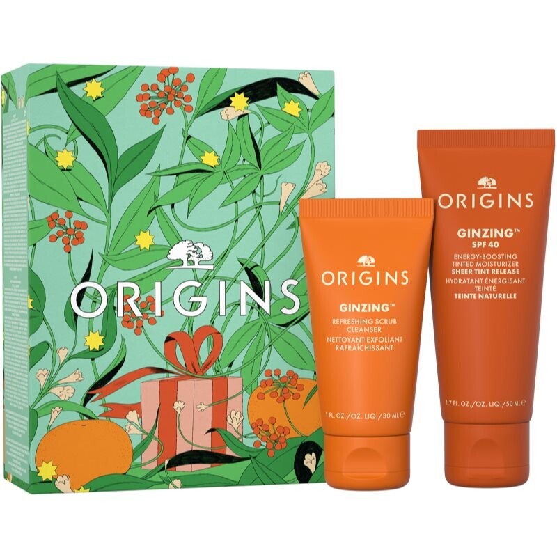 Origins Holiday GinZing Protect & Glow gift set for dry skin