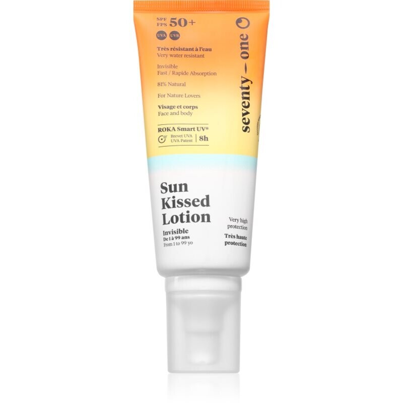 SeventyOne Sun Kissed Lotion SPF 50+ sunscreen 100 ml