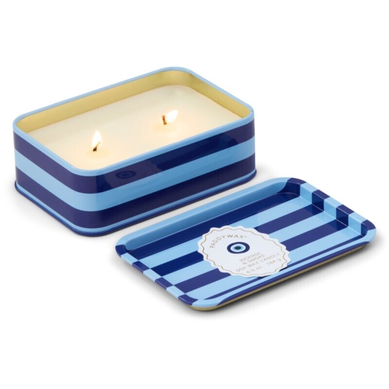 Paddywax A Dopo Eye scented candle in a tin Incense & Smoke 184 g