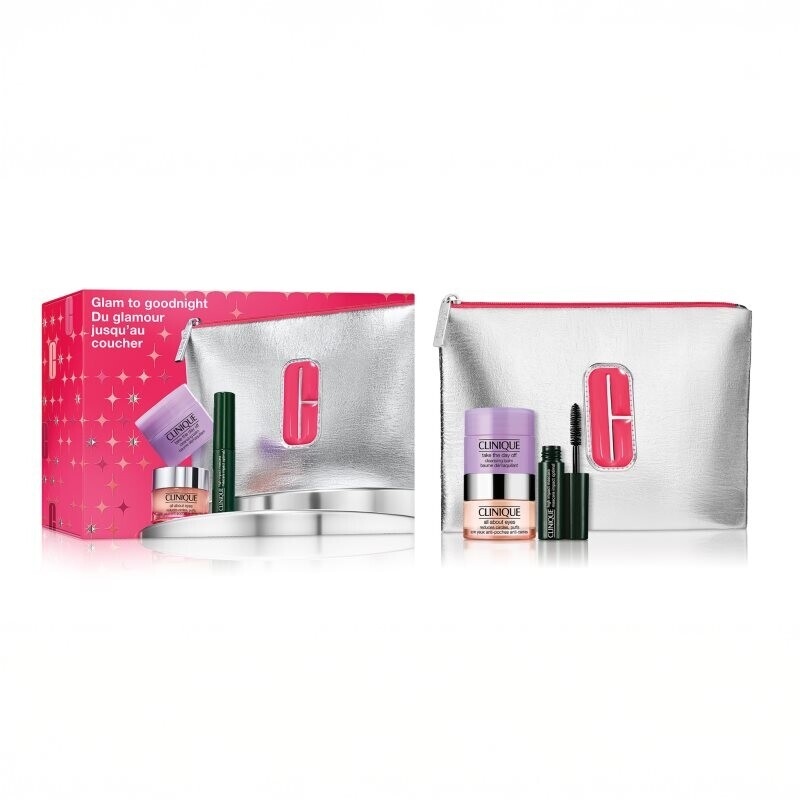Clinique Holiday Glam To Goodnight Christmas gift set for women