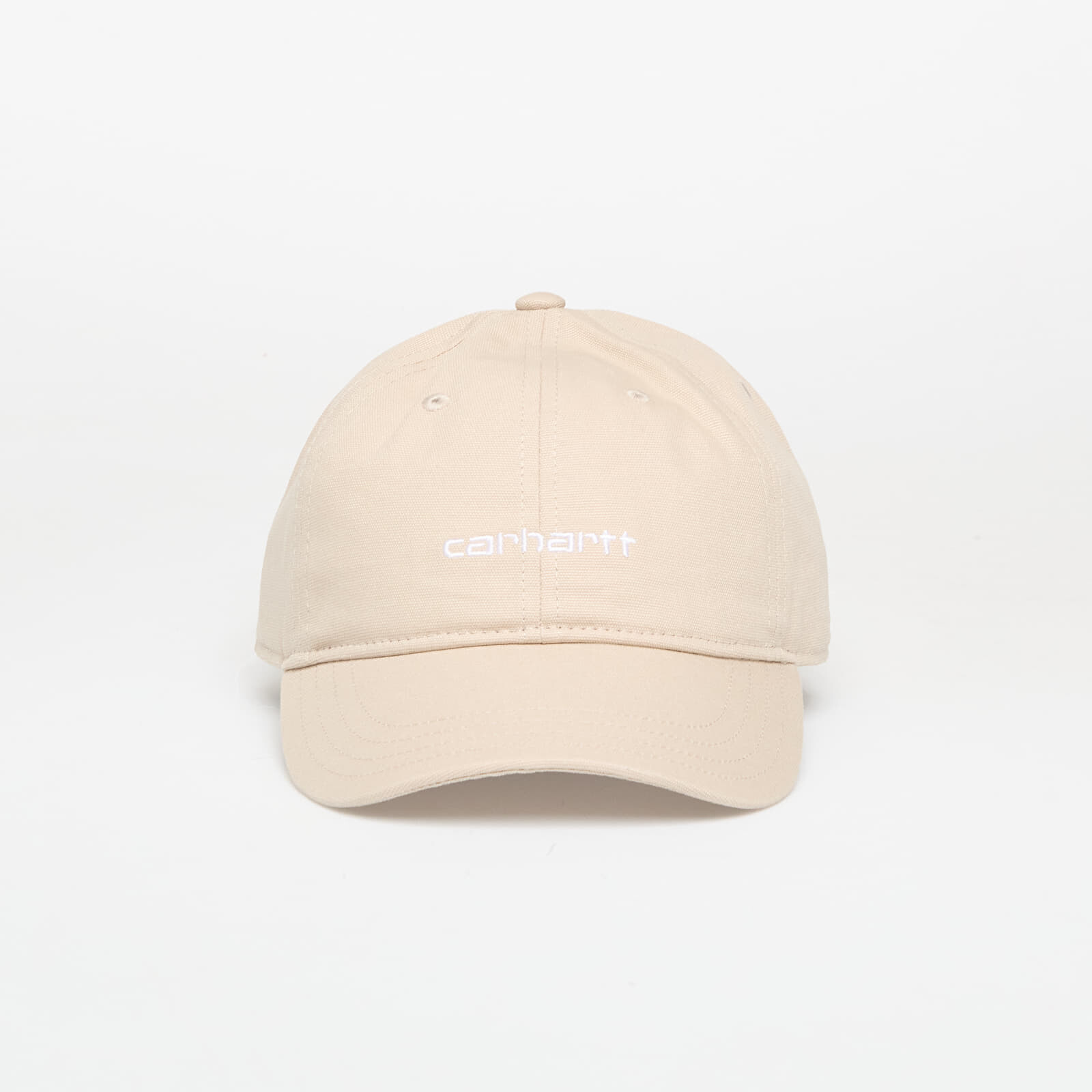Cap Carhartt WIP Canvas Script Cap Fleur de Sel/ White Universal