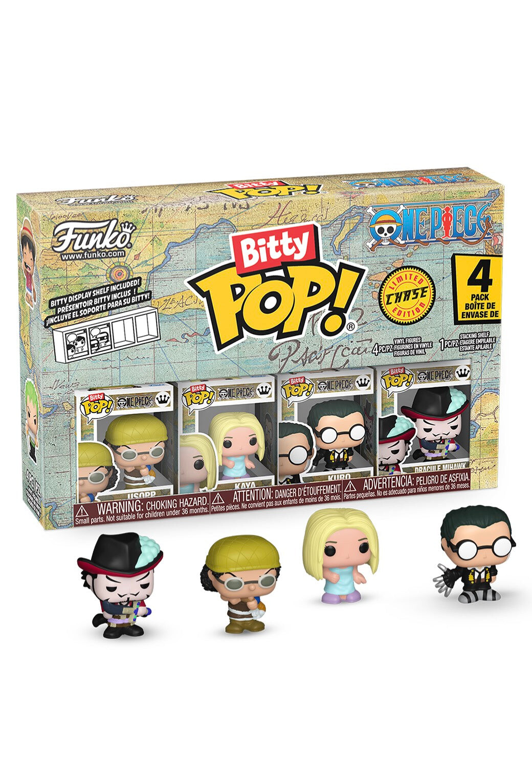 One Piece - Usopp Bitty POP! 4PK - Funko Pop