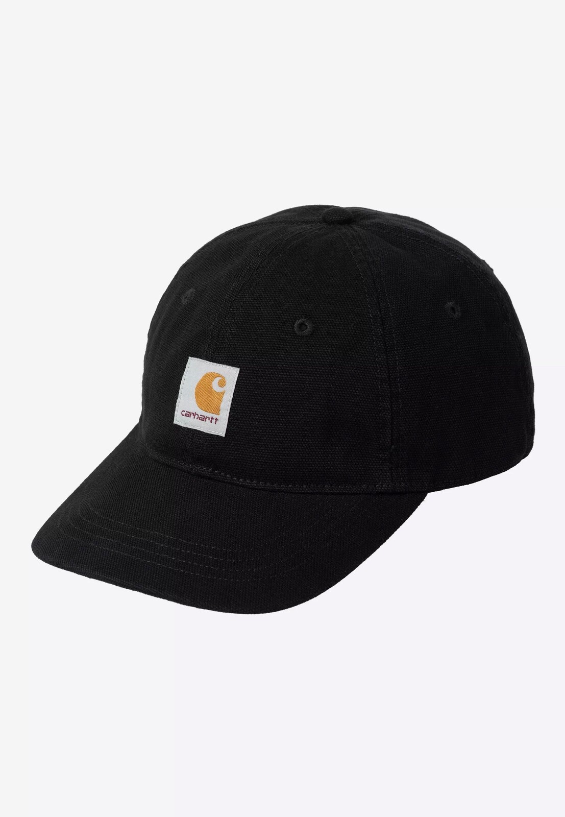 Carhartt WIP - Selby Canvas Stone Washed Black - Cap - black - Onesize - 100% Cotton