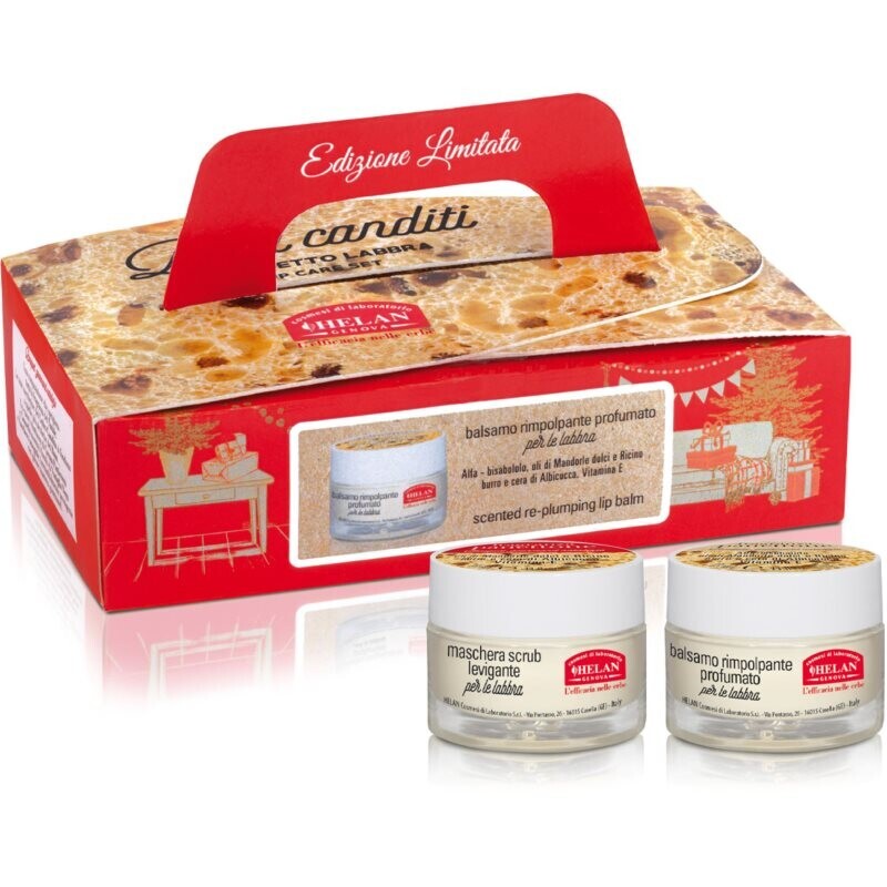 Helan Panettone Lip Care Set gift set for lips for women