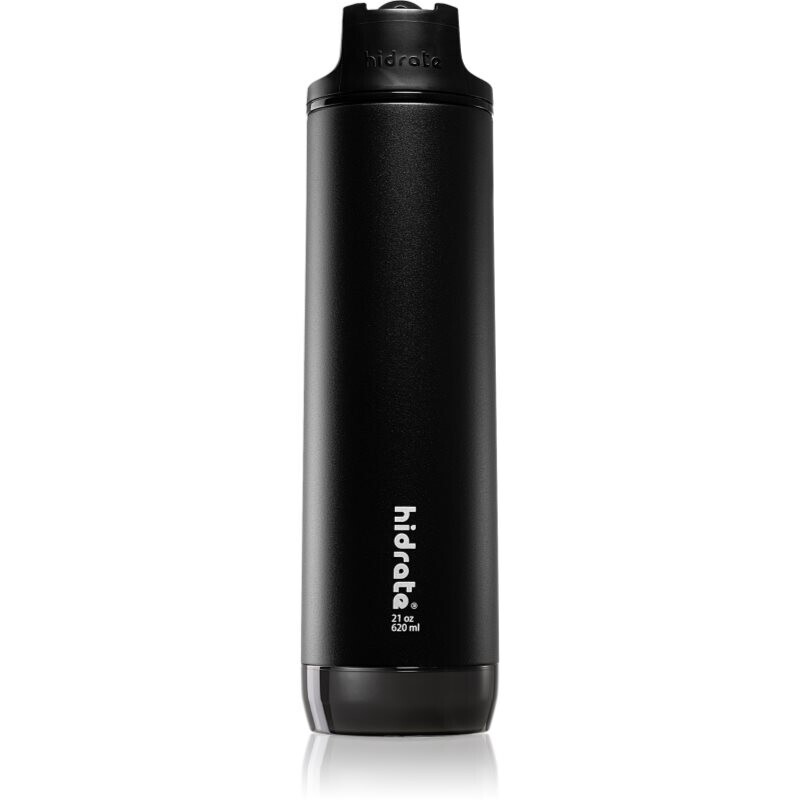 HidrateSpark Steel smart bottle with straw colour Black 620 ml