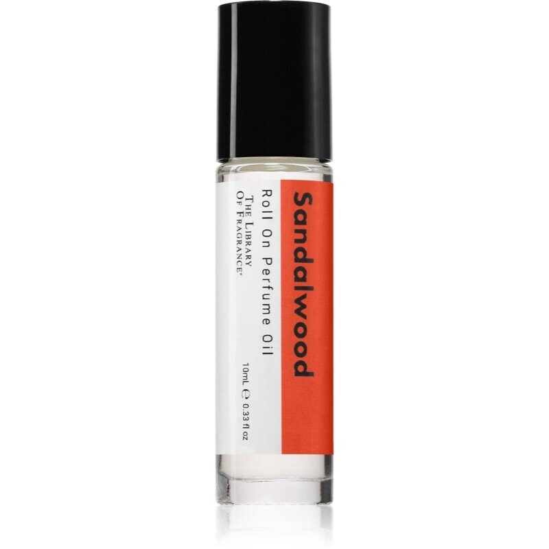 The Library of Fragrance Sandalwood body oil roll-on unisex 10 ml
