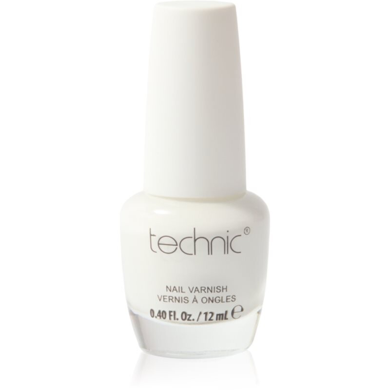 Technic Cosmetics Nail Varnish quick-drying nail polish shade White 12 ml
