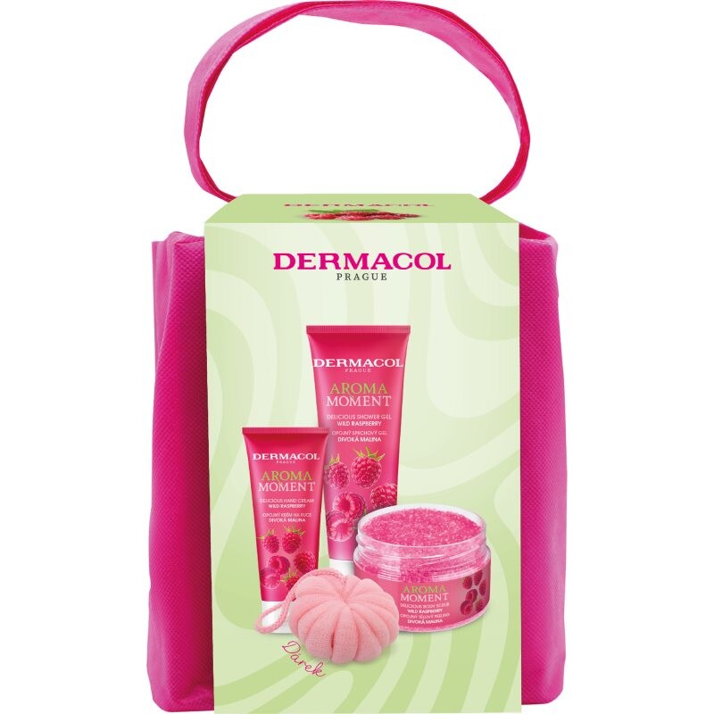 Dermacol Aroma Moment Wild Raspberry gift set with raspberry aroma