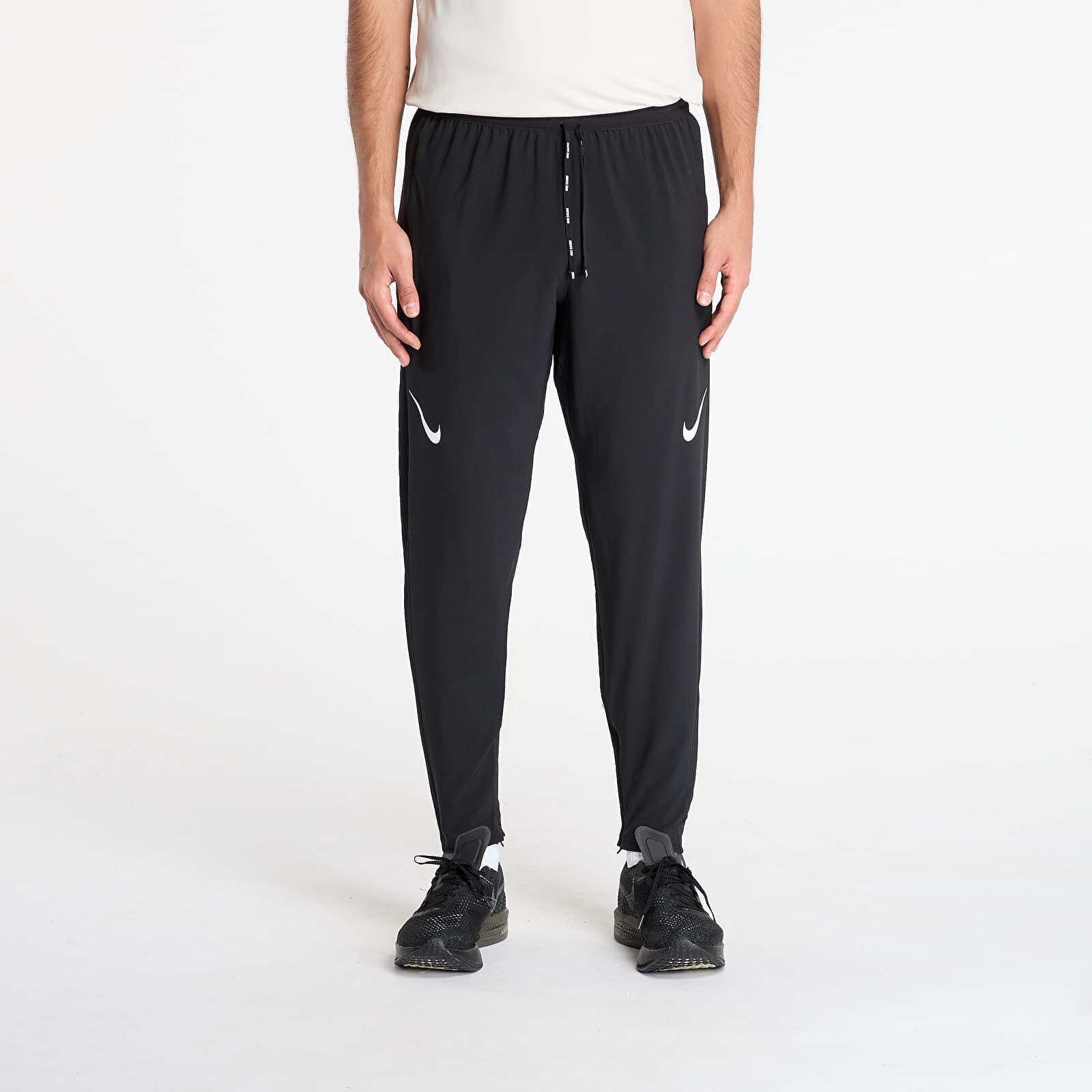 Pants Nike AeroSwift Men's Dri-FIT ADV Running Pants Black/ Summit White L